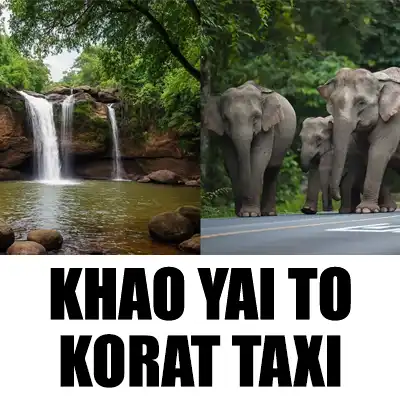khao yai to korat taxi